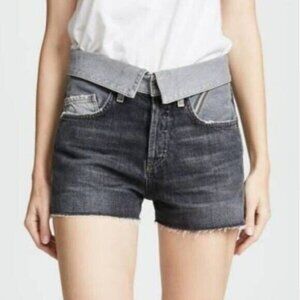 Jean Atelier Flip Steel Grey Denim Short Size 26